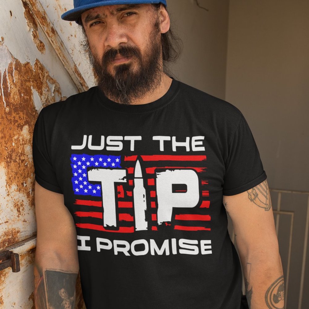 Just The Tip I Promise Men's Short Sleeve Tee